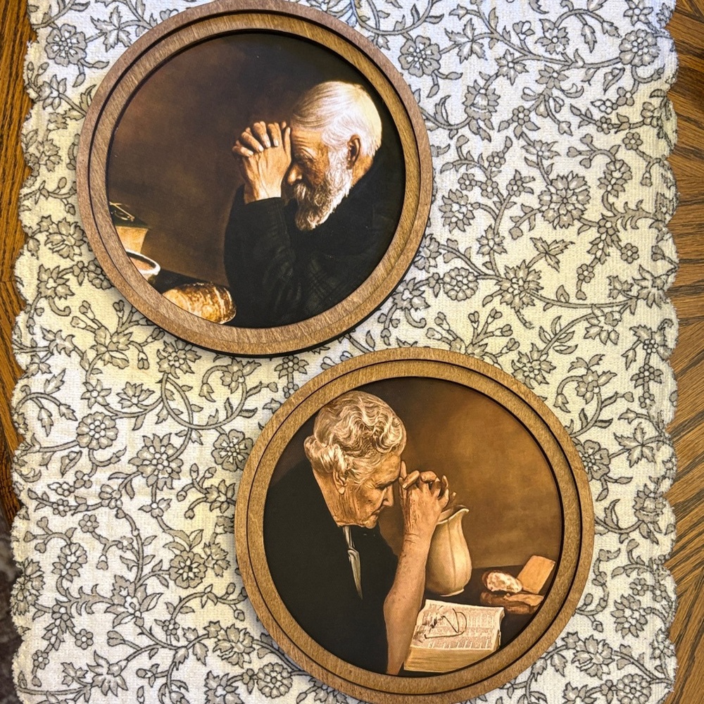 Vintage Reproduction Grace and Gratitude- Wall Decor Set